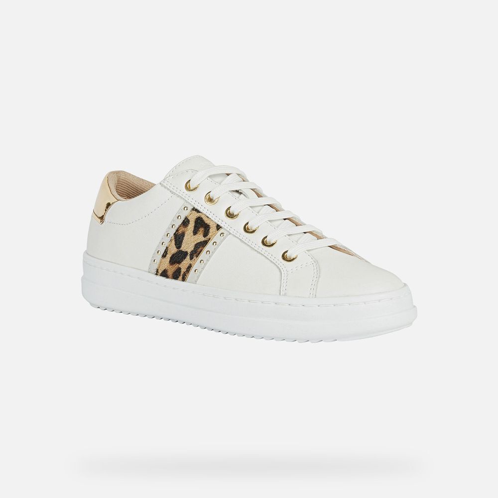 Geox Bayan Spor Ayakkabı Beyaz - Pontoise - LYR-791302